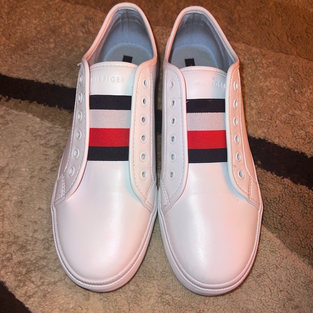 Tommy Hilfiger White Anni Slip On 9.5 W